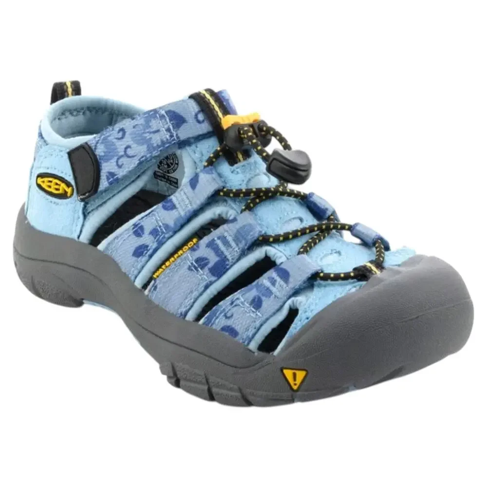 Keen Newport H2 Sandals Waterproof Fast Drying Pull Loops Blue Purple Floral 2